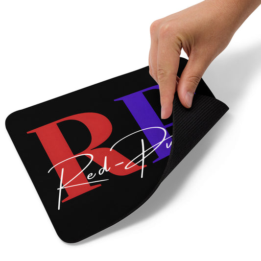 Mouse Pad: Red-Purple - Logo