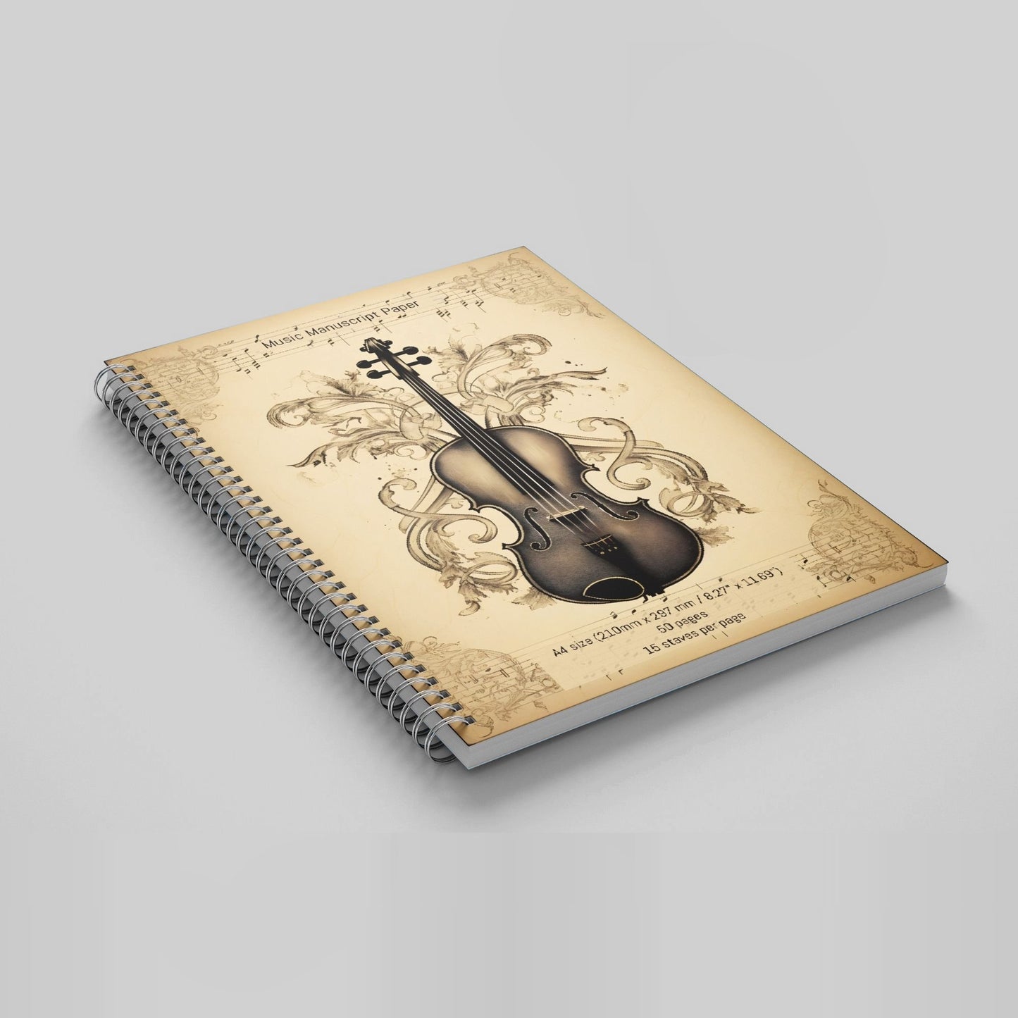 Music Manuscript Book - Violin Image