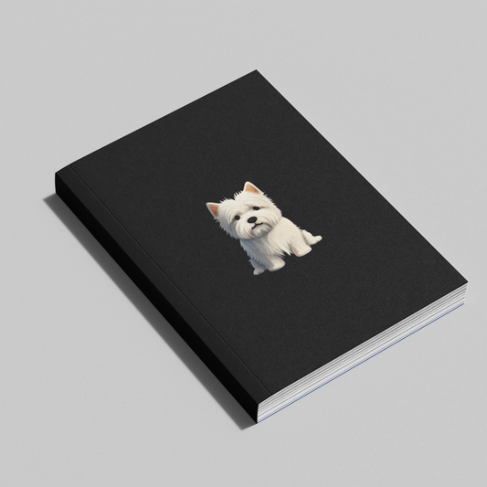 Ruled Notebook (Perfect Bound): Perfect Companion - West Highland White Terrier (3 cover designs)