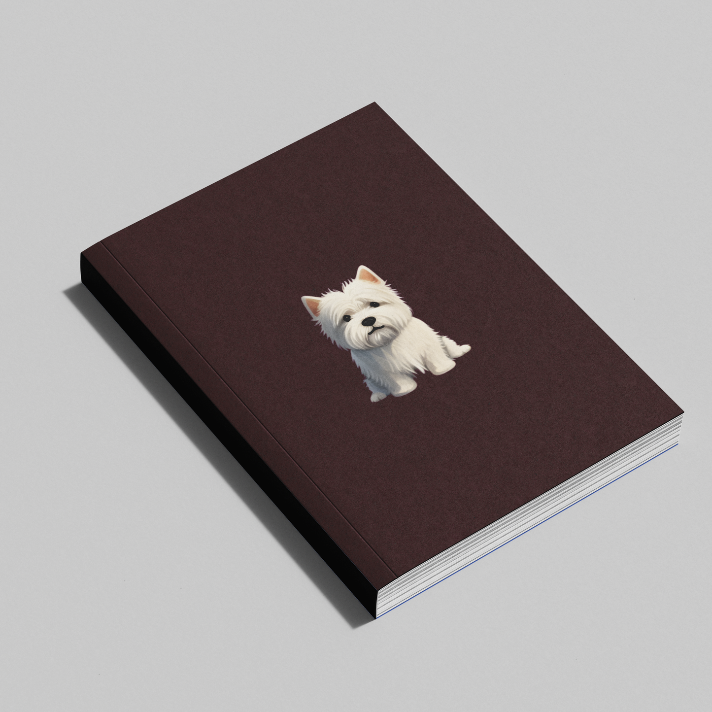 Ruled Notebook (Perfect Bound): Perfect Companion - West Highland White Terrier (3 cover designs)