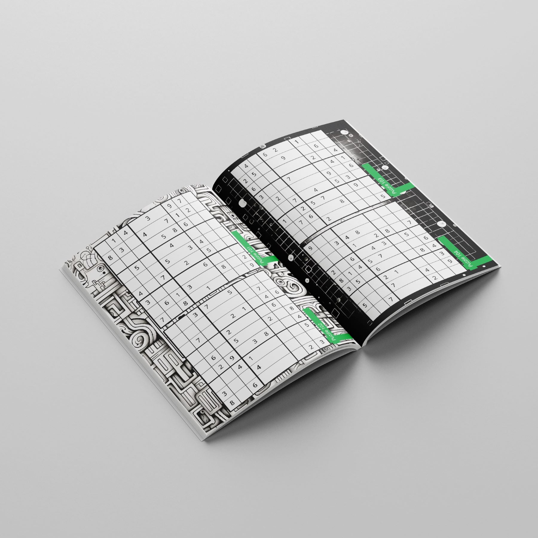 Puzzle Book: 200 Sudoku 9x9 Puzzle Grids, Level 3 - Normal