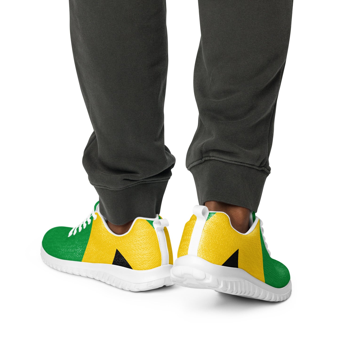 Men’s Athletic Shoes: Jamaica - Large Flag