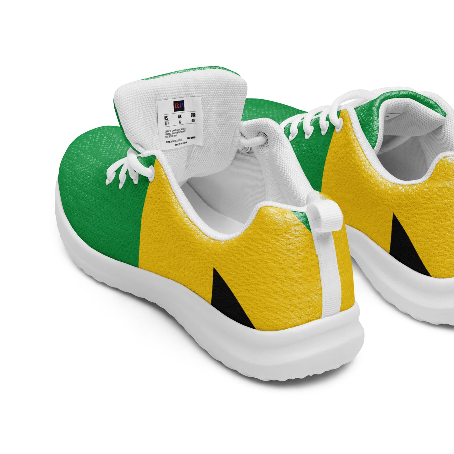 Men’s Athletic Shoes: Jamaica - Large Flag