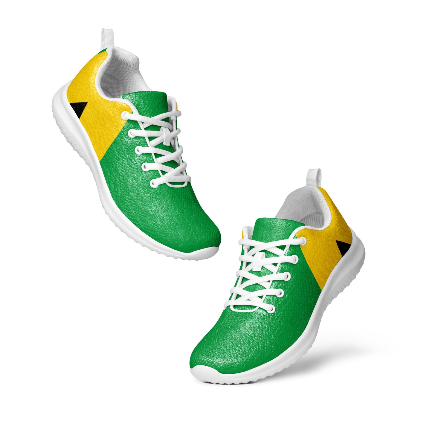 Men’s Athletic Shoes: Jamaica - Large Flag