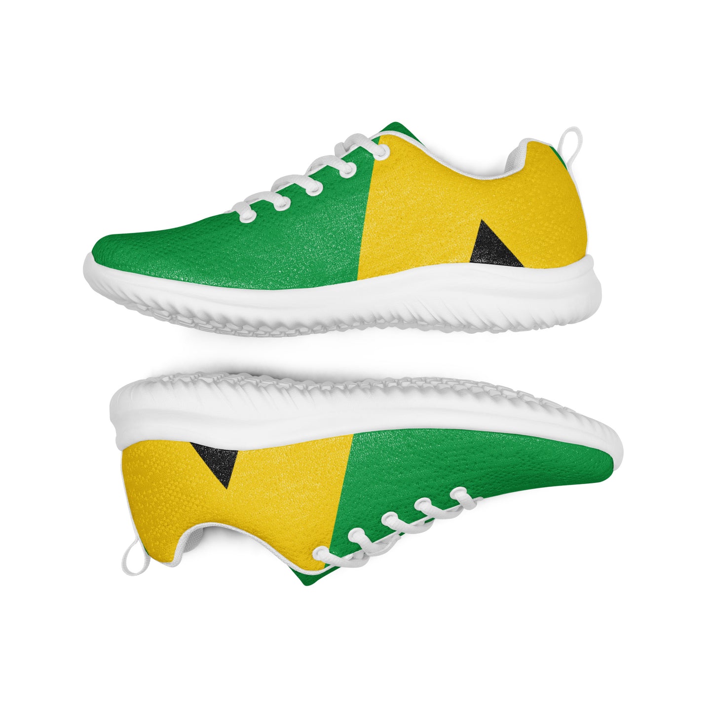 Men’s Athletic Shoes: Jamaica - Large Flag