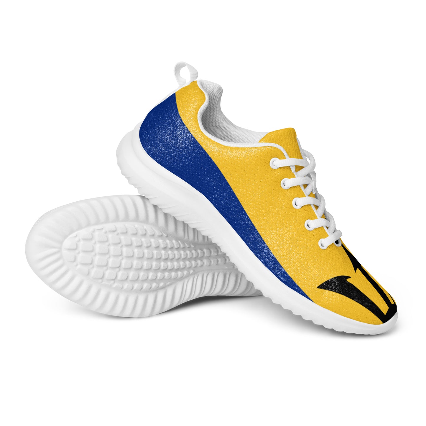 Men’s Athletic Shoes: Barbados - Large Flag