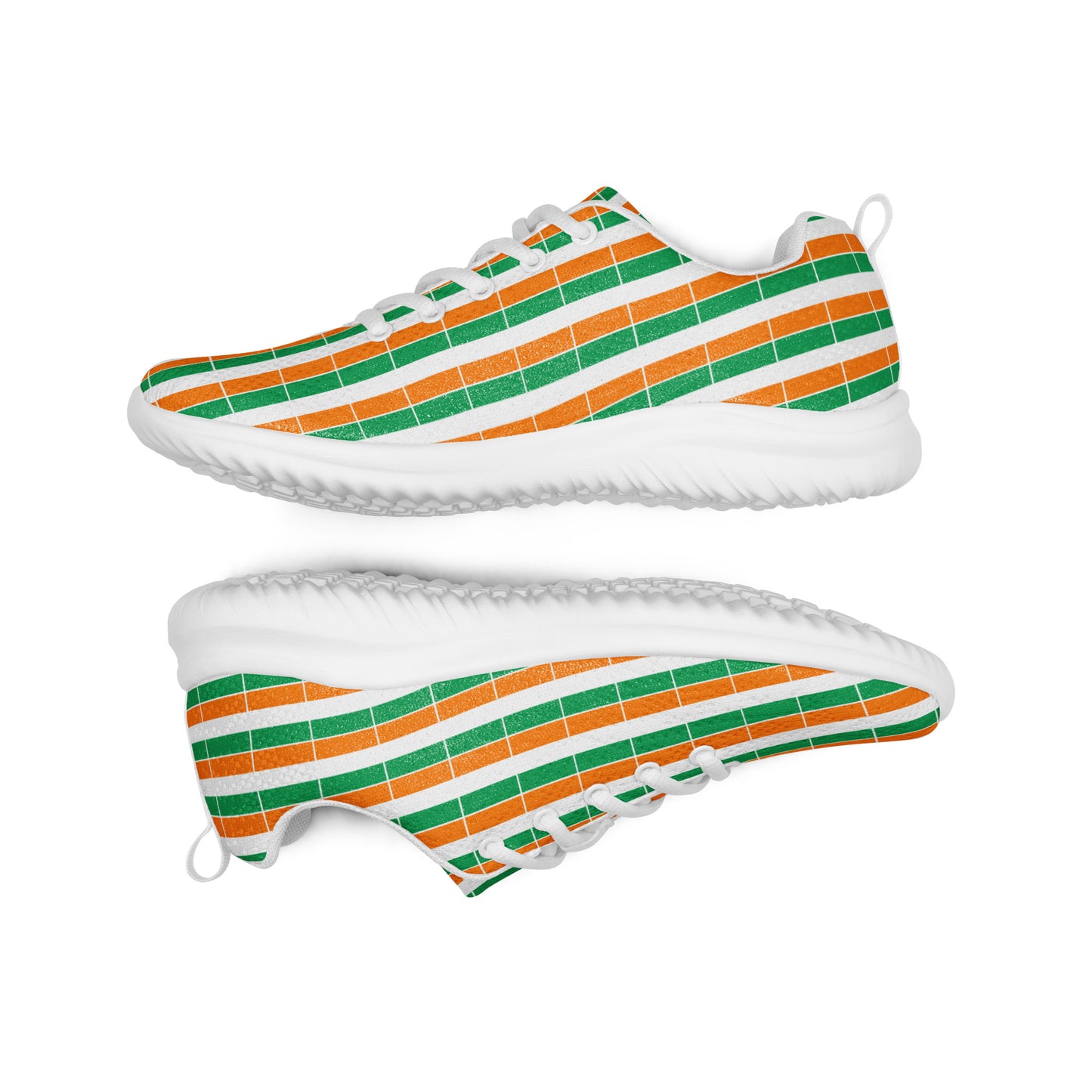 Men’s Athletic Shoes: Ireland - Patterned Flag