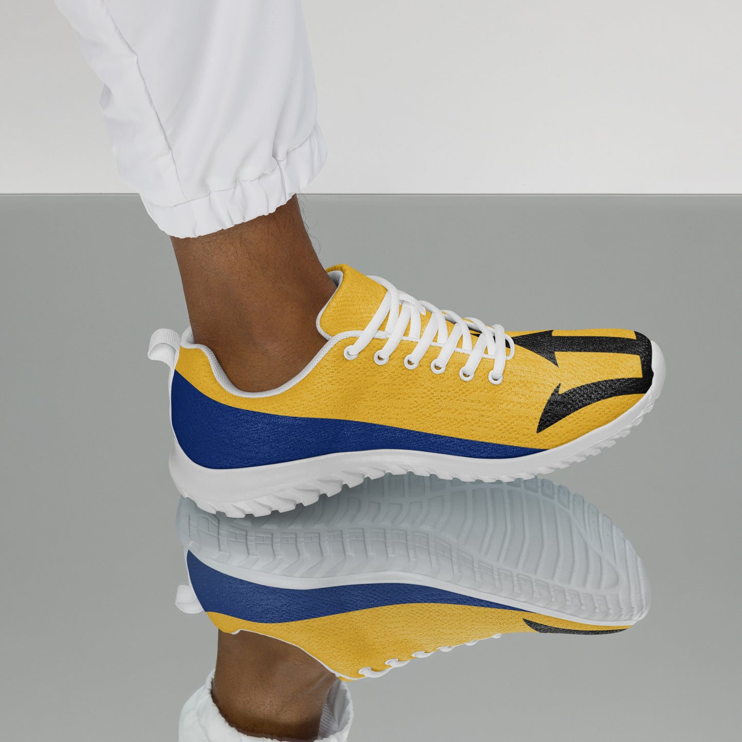 Men’s Athletic Shoes: Barbados - Large Flag