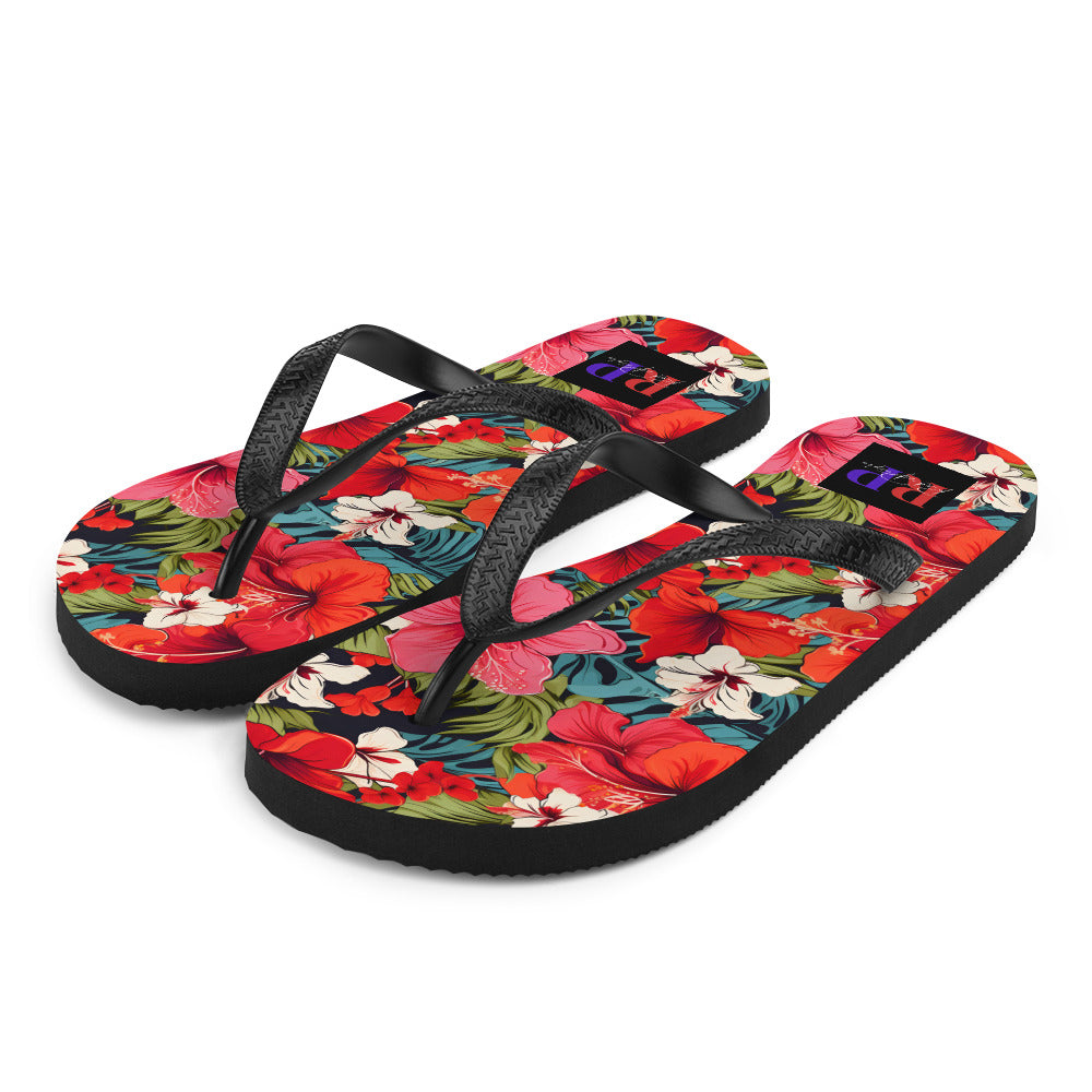 Flip-Flops: Floral Print 02