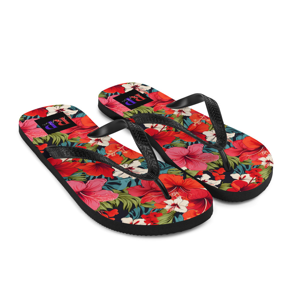 Flip-Flops: Floral Print 02