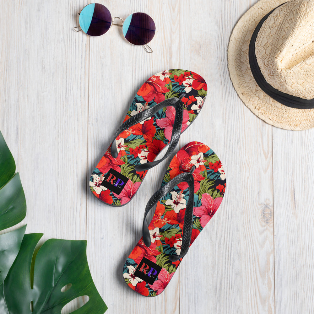 Flip-Flops: Floral Print 02