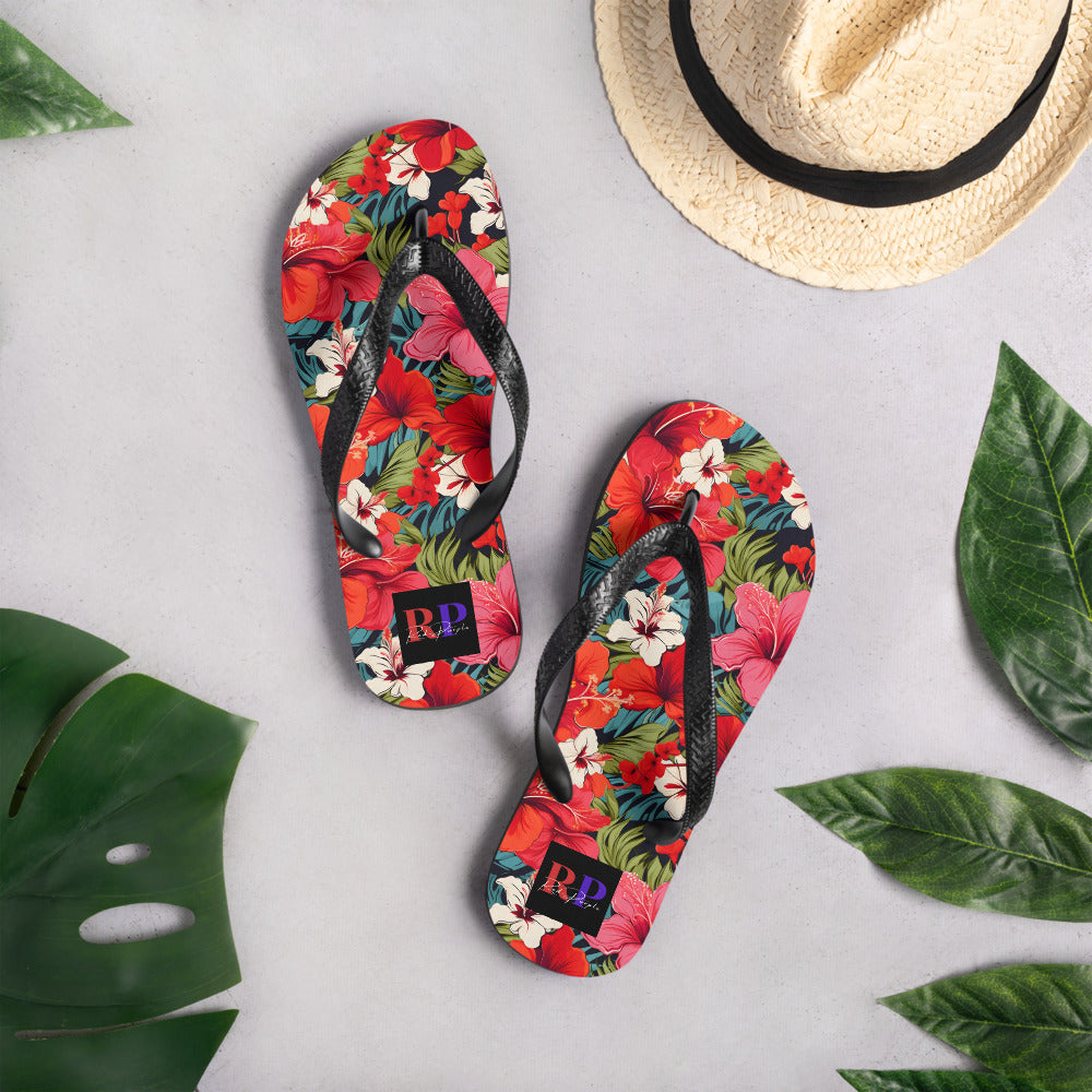 Flip-Flops: Floral Print 02