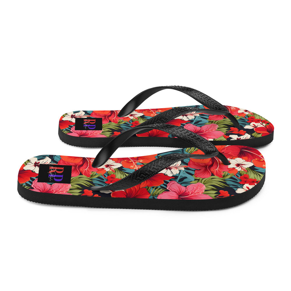 Flip-Flops: Floral Print 02