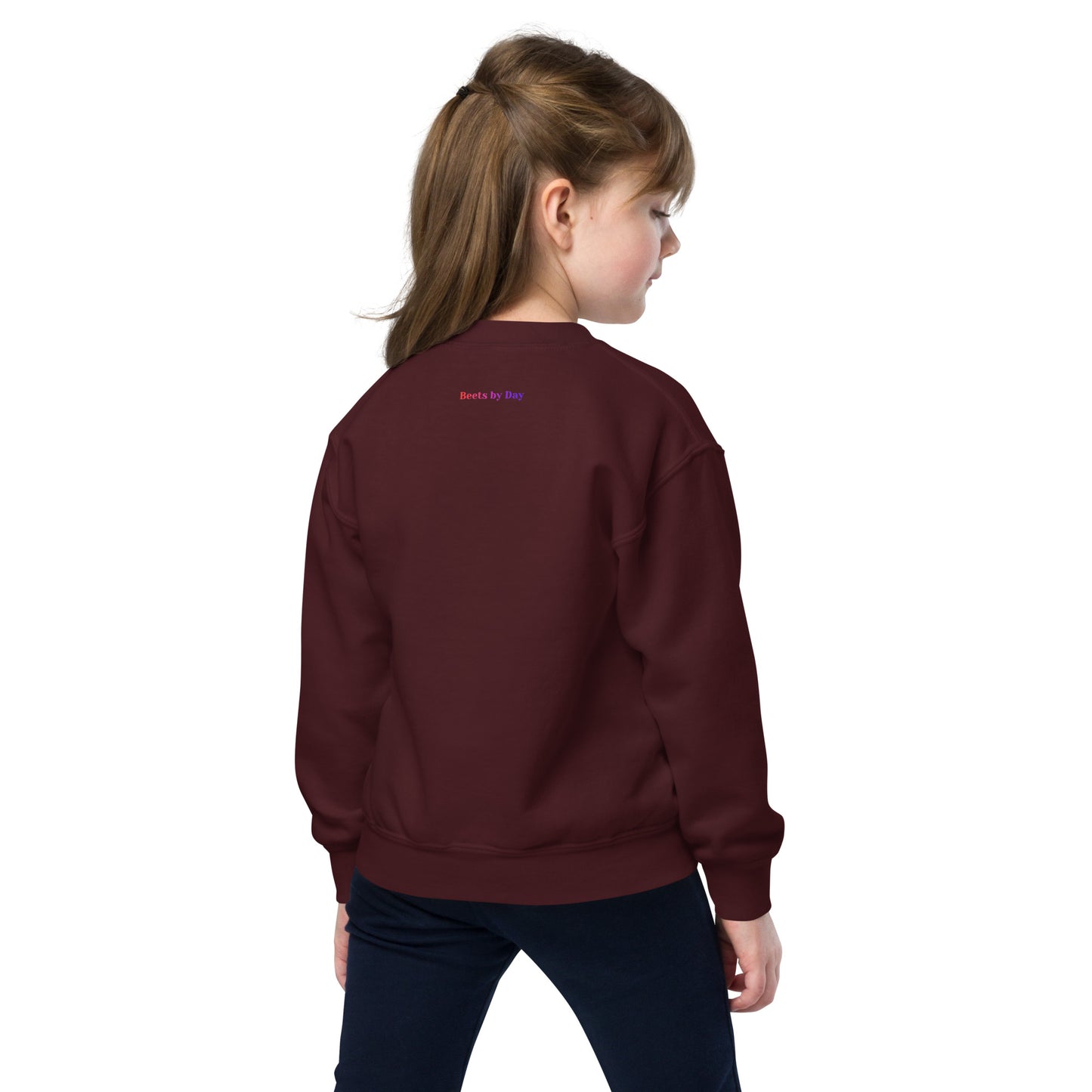 Youth Crewneck Sweatshirt: Beets by Day - "Lettuce Turnip the Beet!"